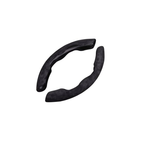 Set ornamente volan auto alcantara, Albastru