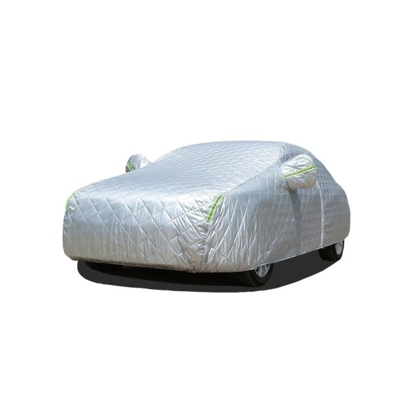 Prelata Antigrindina Auto 4 Straturi, 568x203x160cm, SUV si Microbuz, Argintiu