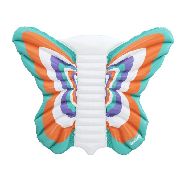 Saltea gonflabila Bestway, model fluture, 193 x 176cm, Multicolor