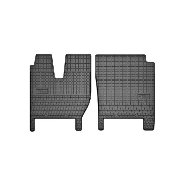 Covorase auto cauciuc, Compatibile Iveco S-Way post-facelift 2023, Antiderapante, Bordura 1 cm, Rezistente la uzura, Cauciuc durabil, Miros vanilie, Negru