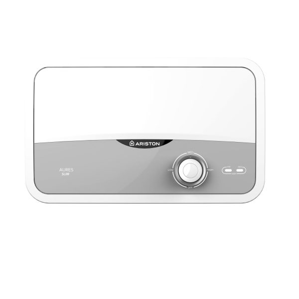 Instant Electric Apa Calda pentru Dus, 5.5 kW, 3 Trepte 2.2/3.3/5.5 kW, IP25, Termostat cu Siguranta Dubla, Compact, Alb