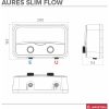 Instant Electric Apa Calda pentru Dus, 5.5 kW, 3 Trepte 2.2/3.3/5.5 kW, Buton Reglare Debit si Temperatura, IP25, Alb