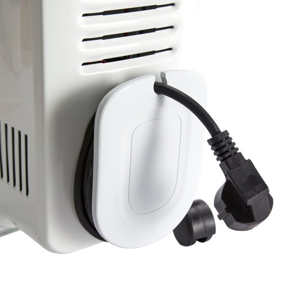 Calorifer Electric pe Ulei, 2000 W, Afisaj Digital, Telecomanda, Termostat Electronic, Timer 12 h, 3 Trepte 800/1200/2000 W, Alb