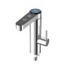Robinet Electric Apa Calda Instant pentru Chiuveta, 3.3 kW, Control Touch, Afisaj LED, Temperatura 30-55 Grade, Inox, Argintiu