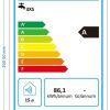 Robinet Electric Apa Calda Instant pentru Chiuveta, 3.3 kW, Control Touch, Afisaj LED, Temperatura 30-55 Grade, Inox, Argintiu