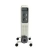 Calorifer Electric pe Ulei, 1500 W, 3 Trepte 600/900/1500 W, Termostat Mecanic, Roti, Tambur pentru Cablu, pentru 12 mp, Alb
