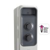 Calorifer Electric pe Ulei, 1500 W, 3 Trepte 600/900/1500 W, Termostat Mecanic, Roti, Tambur pentru Cablu, pentru 12 mp, Alb