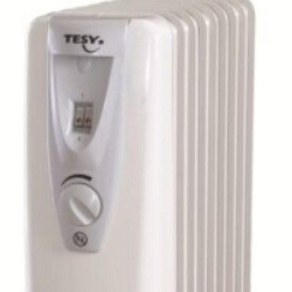 Radiator Electric cu Ulei, 1500 W, 7 Elementi, Suport pentru Cablu, Roti de Deplasare, Portabil, pentru 18 mp, Alb