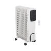Calorifer Electric pe Ulei, 2000 W, Afisaj Digital, Programare Saptamanala, Telecomanda, Timer 24 h, Mod Antiinghet, pentru 16 mp, Alb