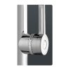 Robinet Electric Apa Calda Instant pentru Chiuveta, 3 kW, Afisaj Temperatura, Debit 2-2.5 l/min, Finisaj Cromat, Rotatie 360 Grade, Argintiu