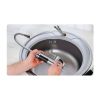 Robinet Electric Apa Calda Instant pentru Chiuveta, 3.3 kW, Afisaj Temperatura, Pipa Flexibila, Temperatura 30-60 Grade, IPX4, Argintiu