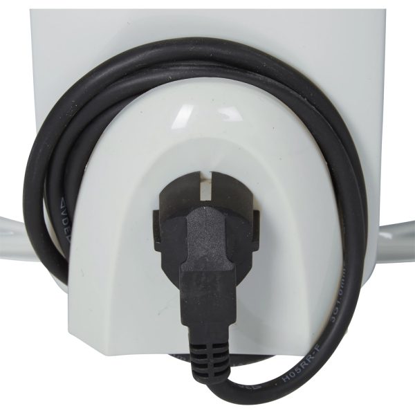 Calorifer Electric pe Ulei, 2500 W, 11 Elementi, 3 Trepte de Putere, Termostat Reglabil, Roti, Suport Cablu, pentru 25 mp, Alb