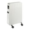 Radiator Electric Mobil, 1500 W, Moduri Confort si Antiinghet, Termostat Reglabil, Roti, LED de Functionare, pentru 12 mp, Alb