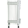 Calorifer Electric pe Ulei, 1500 W, 7 Elementi, 3 Trepte de Putere, Termostat, Maner si Roti, Infasurator Cablu, pentru 15 mp, Alb