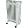 Calorifer Electric pe Ulei, 2000 W, 9 Elementi, Selector 3 Trepte, Termostat MIN-MAX, Maner si Roti, Infasurator Cablu, pentru 20 mp, Alb