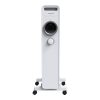 Calorifer Electric pe Ulei, 1500 W, 7 Elementi, Selector Rotativ cu 3 Trepte, Termostat Reglabil, Roti si Maner, Suport Cablu, Alb