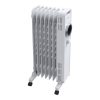 Calorifer Electric pe Ulei, 1500 W, 7 Elementi, Selector Rotativ cu 3 Trepte, Termostat Reglabil, Roti si Maner, Suport Cablu, Alb