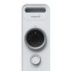 Calorifer Electric pe Ulei, 2500 W, 13 Elementi, Selector Rotativ cu 3 Trepte, Termostat Reglabil, Roti, Suport Cablu, pentru 25 mp, Alb