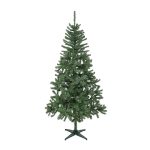 Brad Artificial de Craciun, 210 cm, 723 Varfuri, Diametru 114 cm, PVC, Suport Plastic Inclus, Verde