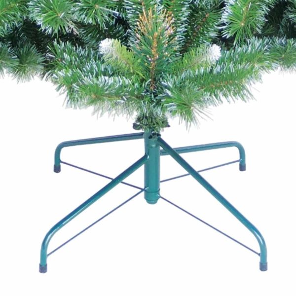 Brad Artificial de Craciun cu Aspect Natural, 300 cm, 2589 Crengute, PVC, Suport Metalic, Verde
