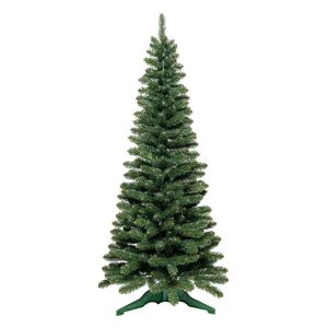 Brad Artificial de Craciun cu Aspect Natural, 180 cm, Diametru 70 cm, PVC, Suport Plastic, Verde