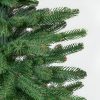 Brad Artificial de Craciun cu Aspect Natural, 180 cm, Diametru 50 cm, Polietilena, Suport Metalic, Verde