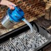 Aspirator pentru Cenusa, 800 W, Rezervor Inox 4 L, Filtru Cartus Plisat, Tub Aluminiu 30 cm, Duza Spatii Inguste, Argintiu cu Albastru