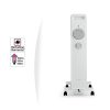 Calorifer Electric pe Ulei, 1500 W, 3 Trepte 600/900/1500 W, Termostat Mecanic, Roti si Maner, Anti-Rasturnare, pentru 12 mp, Alb