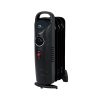 Calorifer Electric pe Ulei, 500 W, Ultracompact, Buton Reglare Putere, Termostat, Maner de Transport, IP20, pentru 8 mp, Negru